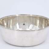 George III silver serving bowl with insert - Foto 5