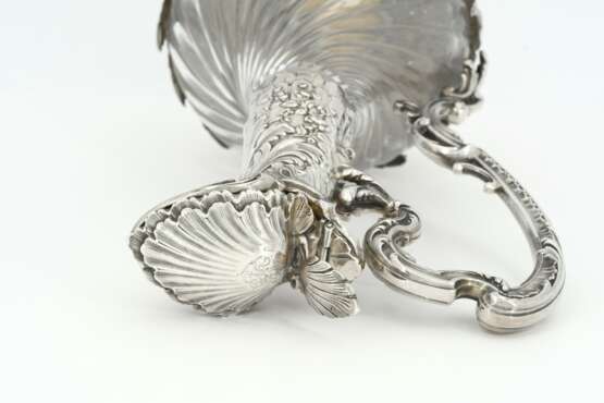 Rococo style silver and glass carafe - Foto 8