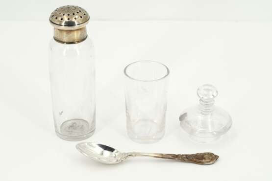 Silver cruet stand for spices - фото 2