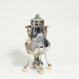 Silver and ivory hot water urn style rococo - фото 1