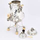 Silver and ivory hot water urn style rococo - Foto 2