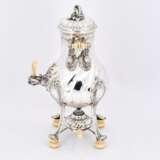 Silver and ivory hot water urn style rococo - фото 9