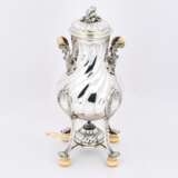 Silver and ivory hot water urn style rococo - фото 10