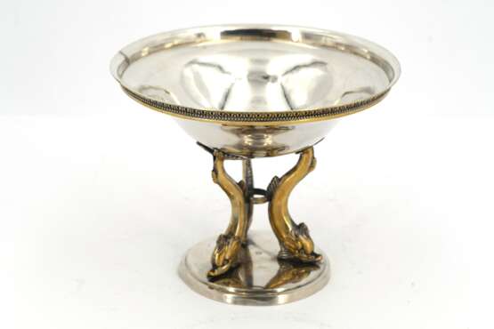 Silver candy bowl with dolphin décor - photo 4