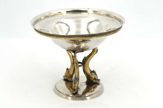 Silver candy bowl with dolphin décor - photo 5