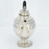 Four piece silver coffee and tea service with lion décor - фото 21