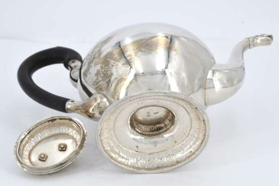 Four piece silver coffee and tea service with lion décor - фото 25