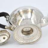 Four piece silver coffee and tea service with lion décor - фото 25