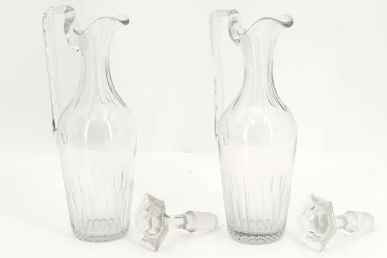 Silver oil and vinegar cruet stand with dolphin décor and lyre - photo 6