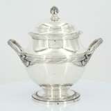 Four piece silver coffee and tea service with pomegranate knobs - photo 3