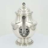 Four piece silver coffee and tea service with pomegranate knobs - photo 14