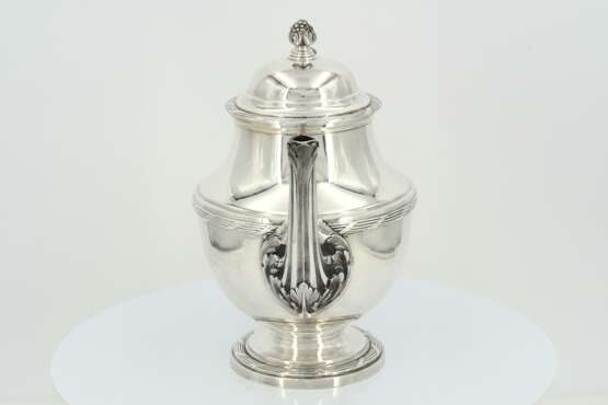 Four piece silver coffee and tea service with pomegranate knobs - photo 14