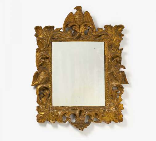 Baroque mirror with wooden frame - photo 1