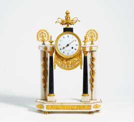 Marble Portal pendulum clock Louis XVI