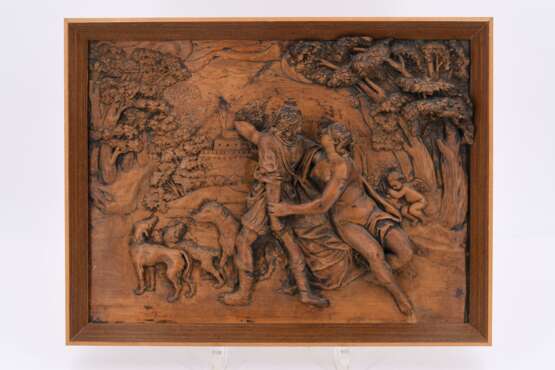 Pair of wooden reliefs with mythological scenes - Foto 7