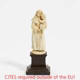 Small ivory figurine of St. Anthony of Padua - photo 1