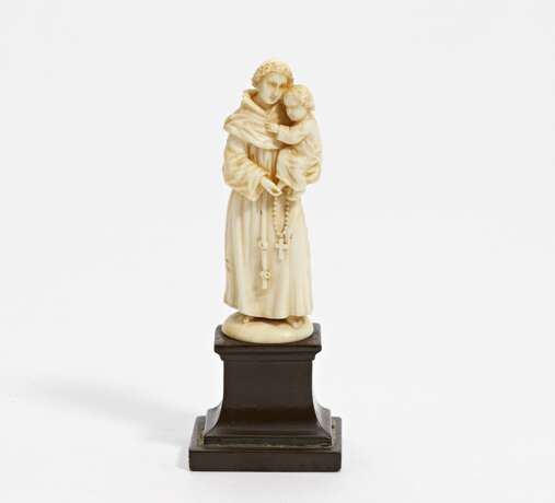 Small ivory figurine of St. Anthony of Padua - photo 2