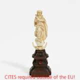 Ivory Madonna on a crescent moon - photo 1