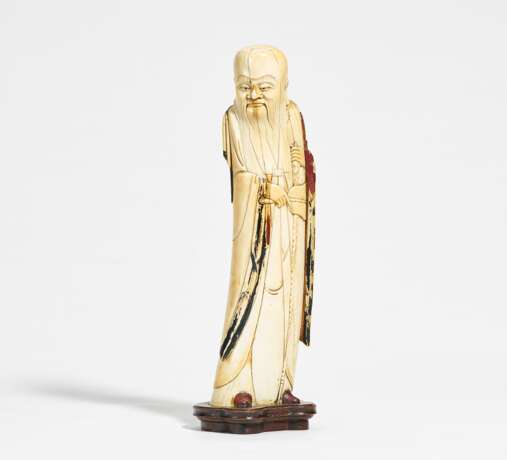 Ivory figurine of a Shoulao - Foto 2