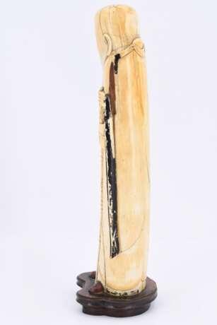 Ivory figurine of a Shoulao - Foto 5