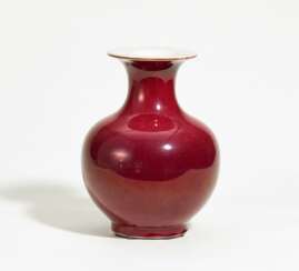 Porcelain bottle shaped vase