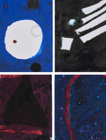 Mixed Lot of 4 Works on Paper - Foto 1