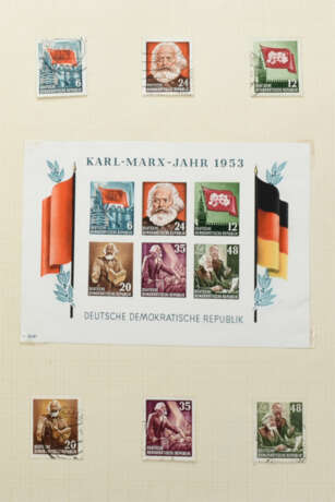 Sammlung Briefmarken DDR - Foto 6