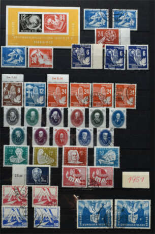 Sammlung Briefmarken DDR und Besatzungszone 1945/49 - Foto 2