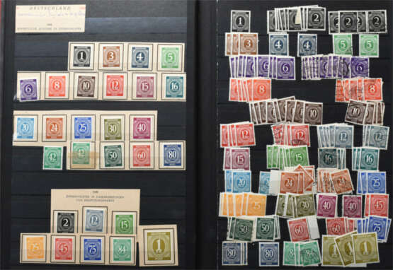 Sammlung Briefmarken DDR und Besatzungszone 1945/49 - photo 8