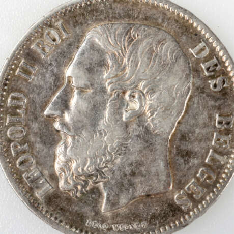 Silbermünze Belgien 1869 - фото 1