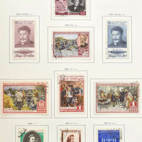 Konvolut Briefmarken Sowjetunion - photo 1
