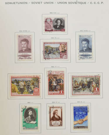 Konvolut Briefmarken Sowjetunion - photo 3