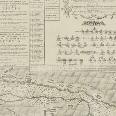 Karte Sächsische Armee - Foto 1