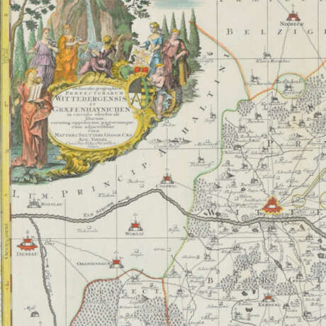 Historische Karte Wittenberg - photo 1