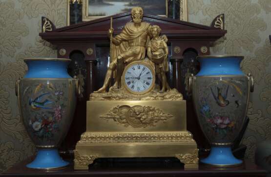 Часы каминные.Франция начало XIX века - фото 1