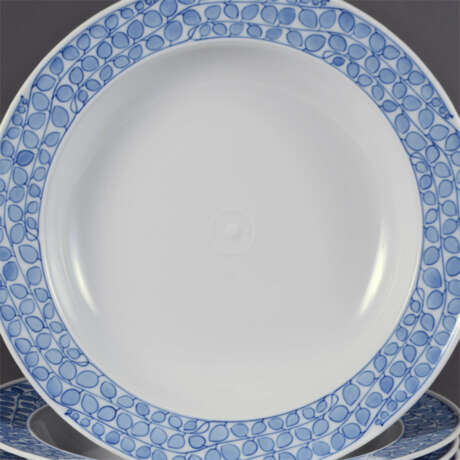 Sechs Suppenteller Blaue Rispe - фото 1