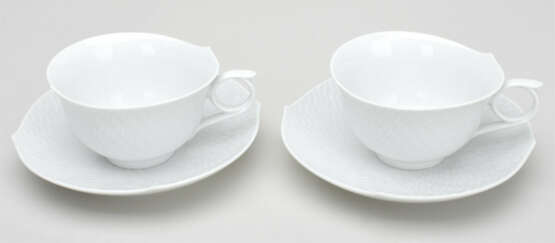 Paar Teetassen mit Untertassen - Foto 2