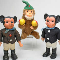 Drei mechanische Figuren