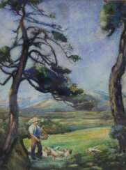 Cedric Savage, 1901 Neuseeland - 1969 R.. 56 cm x 46 cm.