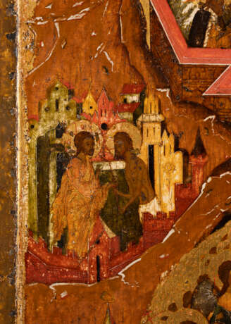 A FINELY PAINTED AND MONUMENTAL ICON SHIOWING THE RESURRECTION OF CHRIST AND THE DESCENT INTO HELL - Foto 5
