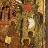 A FINELY PAINTED AND MONUMENTAL ICON SHIOWING THE RESURRECTION OF CHRIST AND THE DESCENT INTO HELL - photo 6