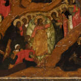 A FINELY PAINTED AND MONUMENTAL ICON SHIOWING THE RESURRECTION OF CHRIST AND THE DESCENT INTO HELL - фото 7