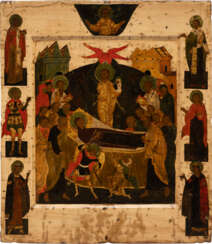 A VERY FINE ICON SHOWING THE DORMITION OF THE MOTHER OF GOD (KOIMESIS)