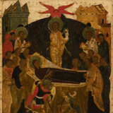 A VERY FINE ICON SHOWING THE DORMITION OF THE MOTHER OF GOD (KOIMESIS) - Foto 9