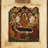 AN ICON SHOWING THE DORMITION OF THE MOTHER OF GOD (KOIMESIS) - фото 1