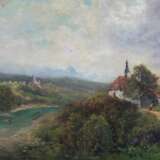 Isarlandschaft, Pullach bis Großhesselohe, 19. Jahrhunderts - фото 1