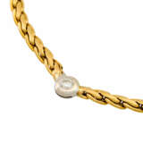 Collier mittig mit Brillant ca. 0,40 ct, - photo 4