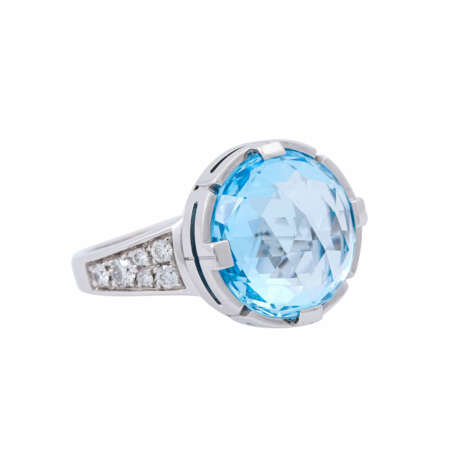 BULGARI Parentesi Ring mit Blautopas und - Foto 1