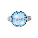 BULGARI Parentesi Ring mit Blautopas und - Foto 2