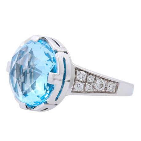 BULGARI Parentesi Ring mit Blautopas und - фото 5